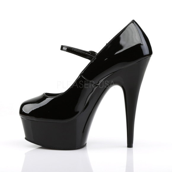 Patent High Heel Mary Jane Platform Shoes - Picture 3 of 4